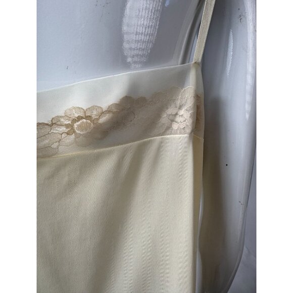 Vintage Vanity Fair 1960s Nylon Antron Slip Dress With Lace Trim Size 42 L - Picture 5 of 16